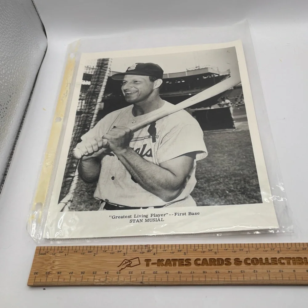 Vintage Stan Musial, St. Louis Cardinals Greatest Living Player-8x10 Photo/Print